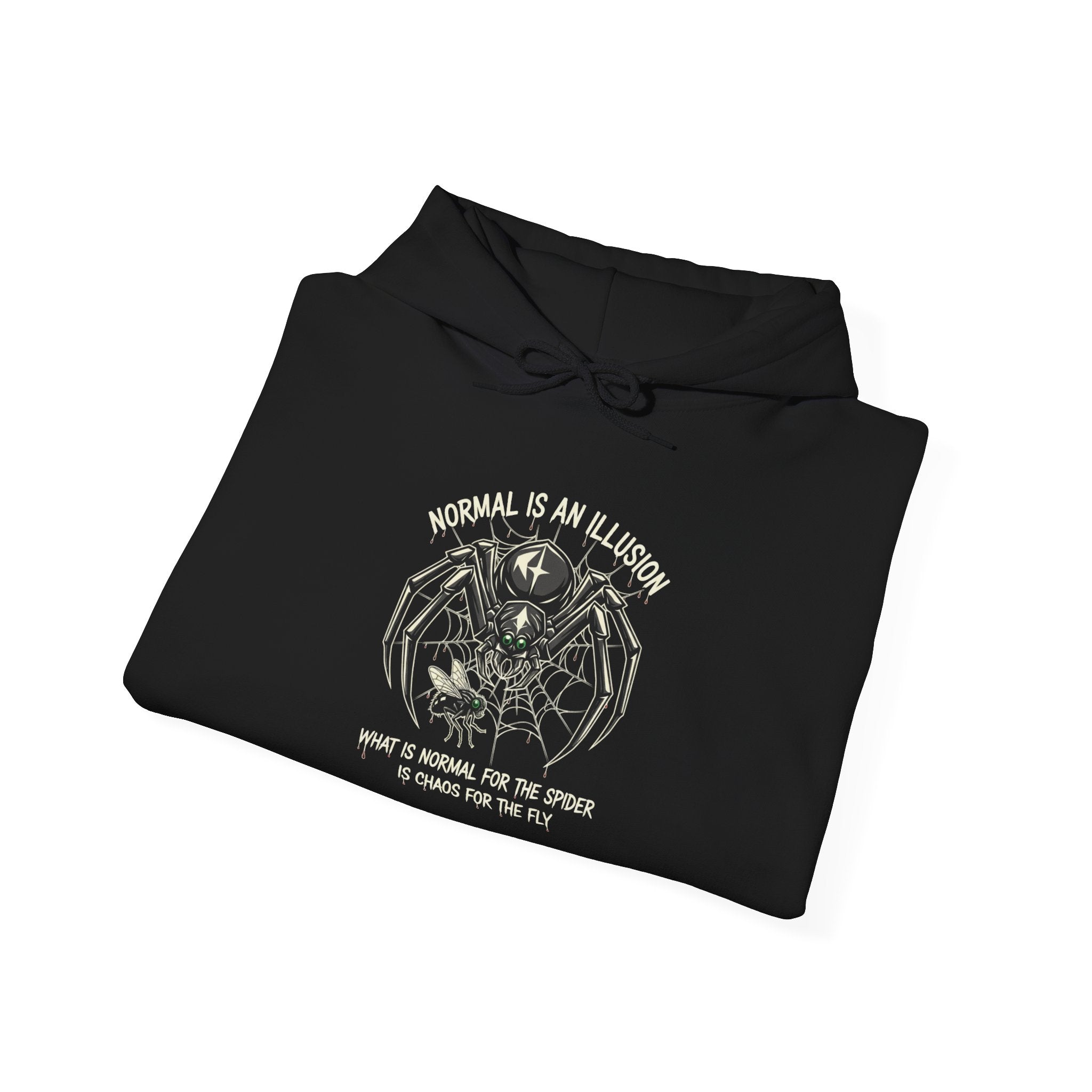 "Normal Is An Illusion" Gothic Graphic Sweatshirt