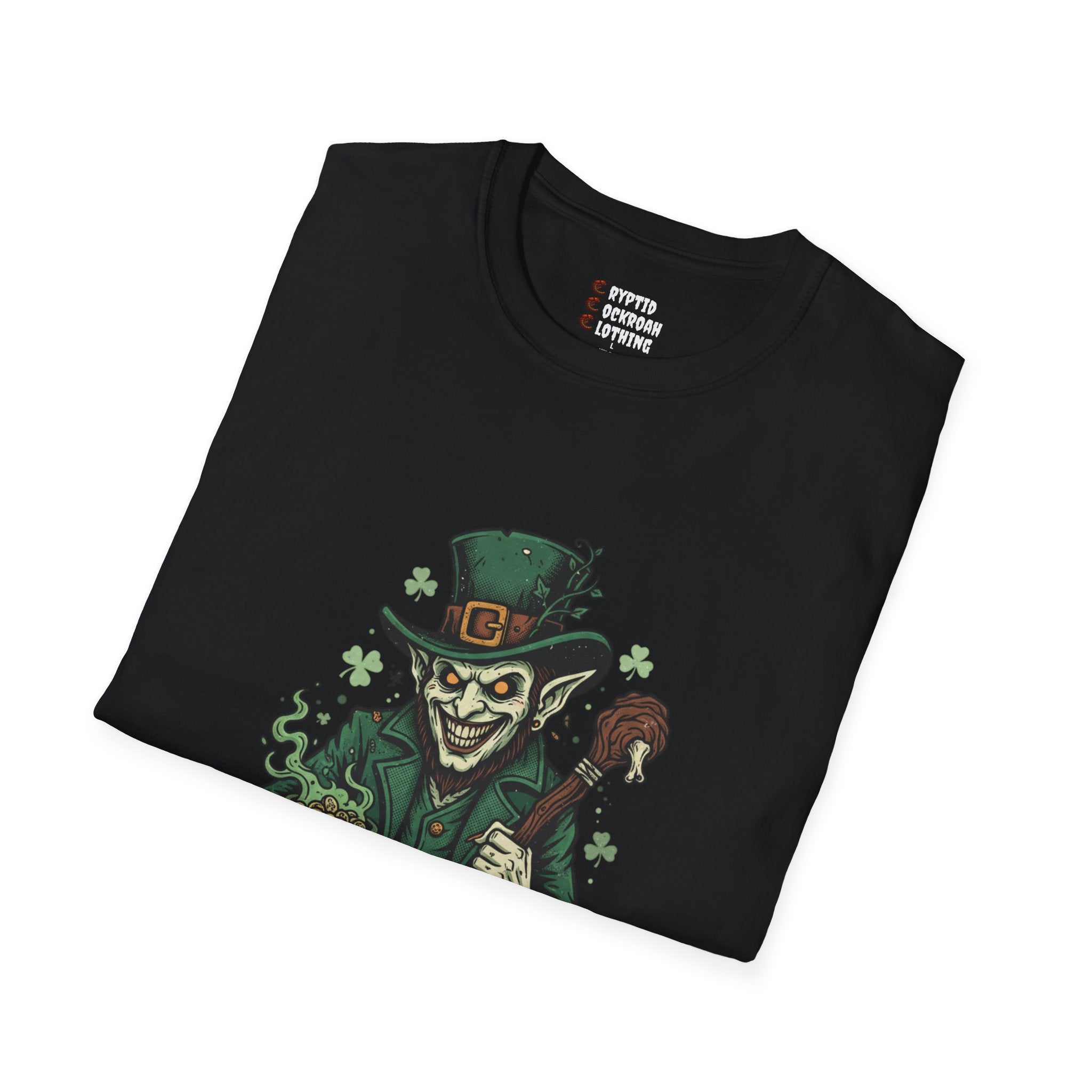 Leprechaun Skull T-Shirt — Creepy Irish St. Patrick’s Day Tee