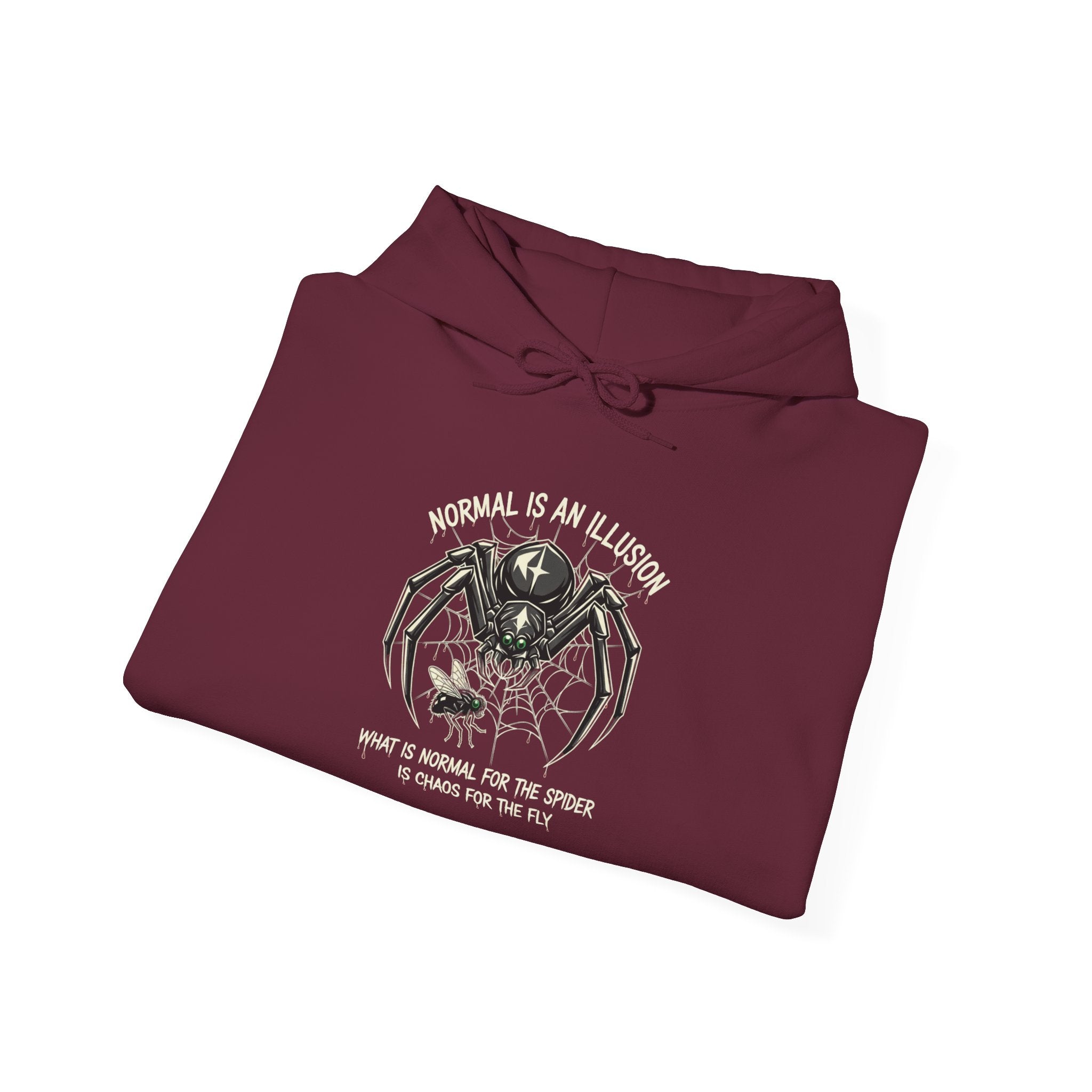 "Normal Is An Illusion" Gothic Graphic Sweatshirt