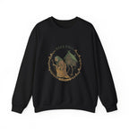 Crewneck Sweatshirt — Baba Yaga Rustic Folk Art Design