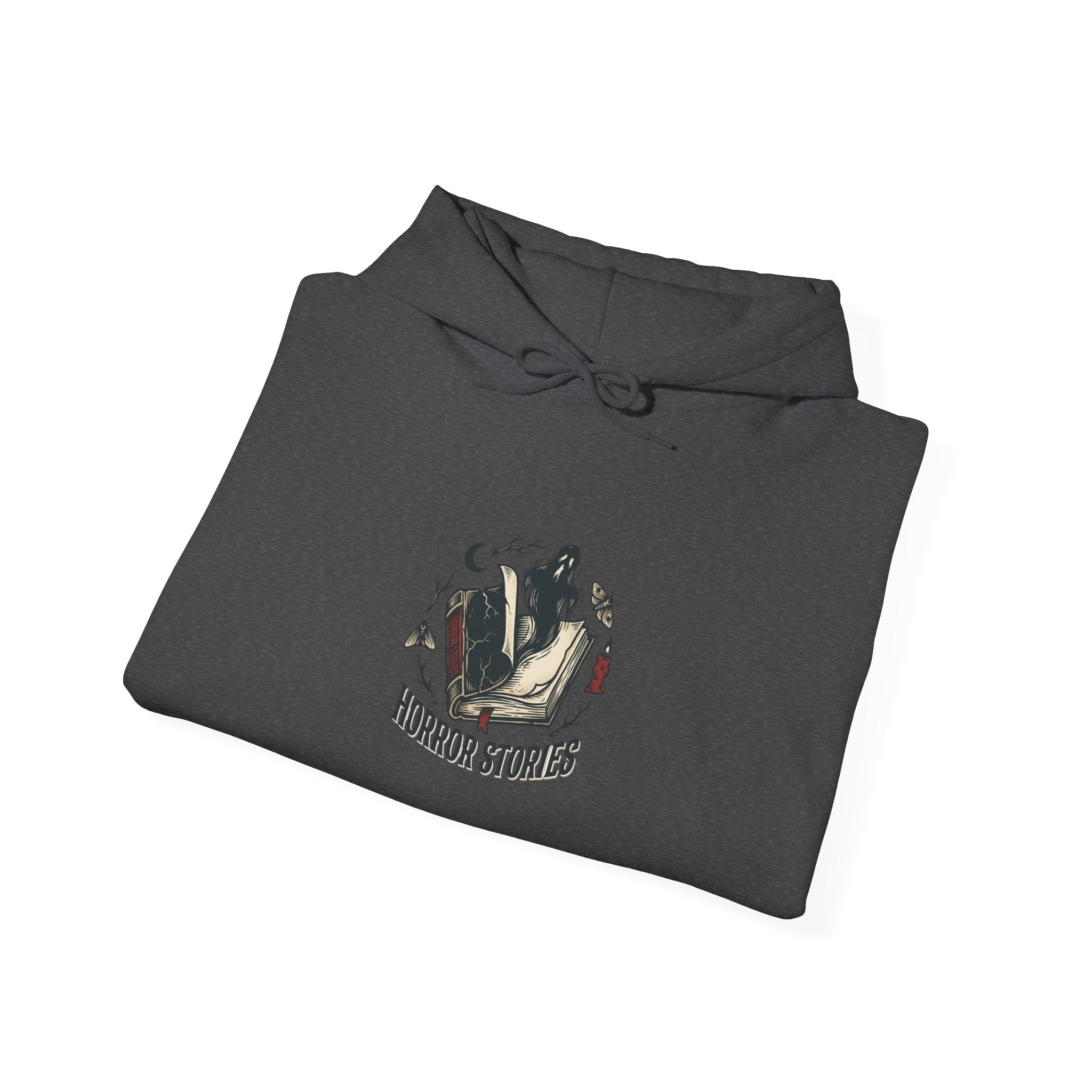 Horror Stories Hoodie — Vintage Ghost Story Graphic Pullover