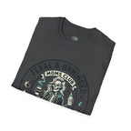 Feral & Unhinged Moms Club T-Shirt — Funny Mom Graphic Tee (Fueled by Caffeine & Chaos)