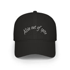 Low Profile Baseball Cap - "Alive Out of Spite" Embroidered Curved Brim Hat