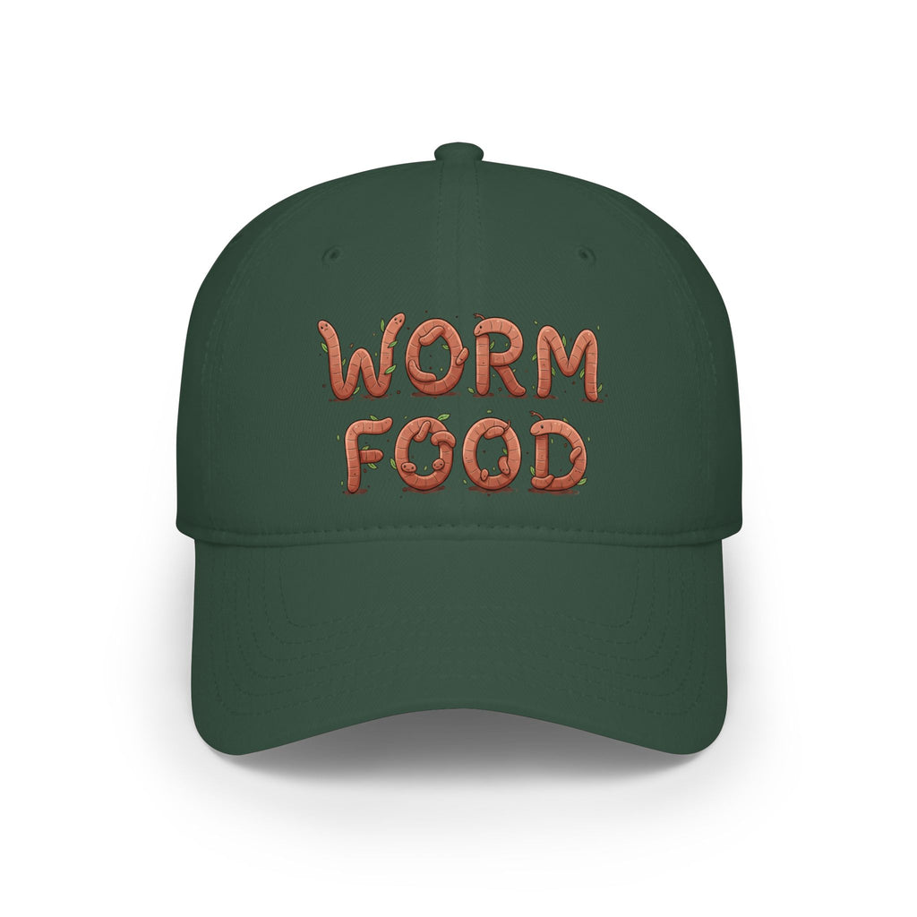 Worm Food Low Profile Baseball Cap
