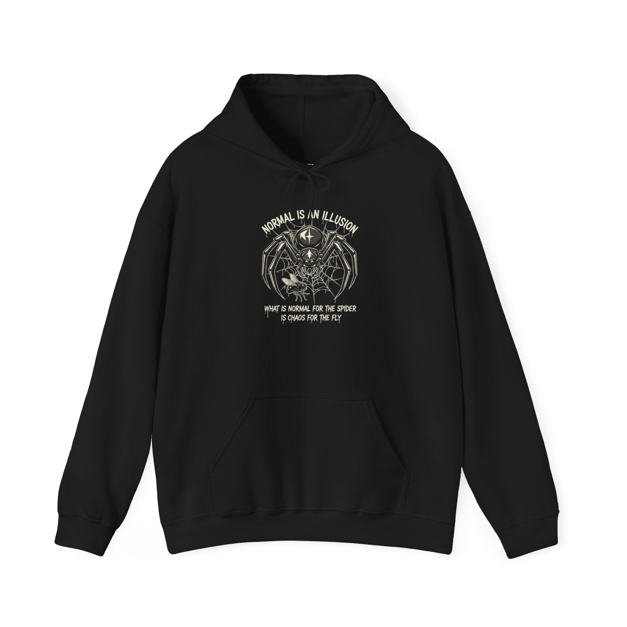 "Normal Is An Illusion" Gothic Graphic Sweatshirt