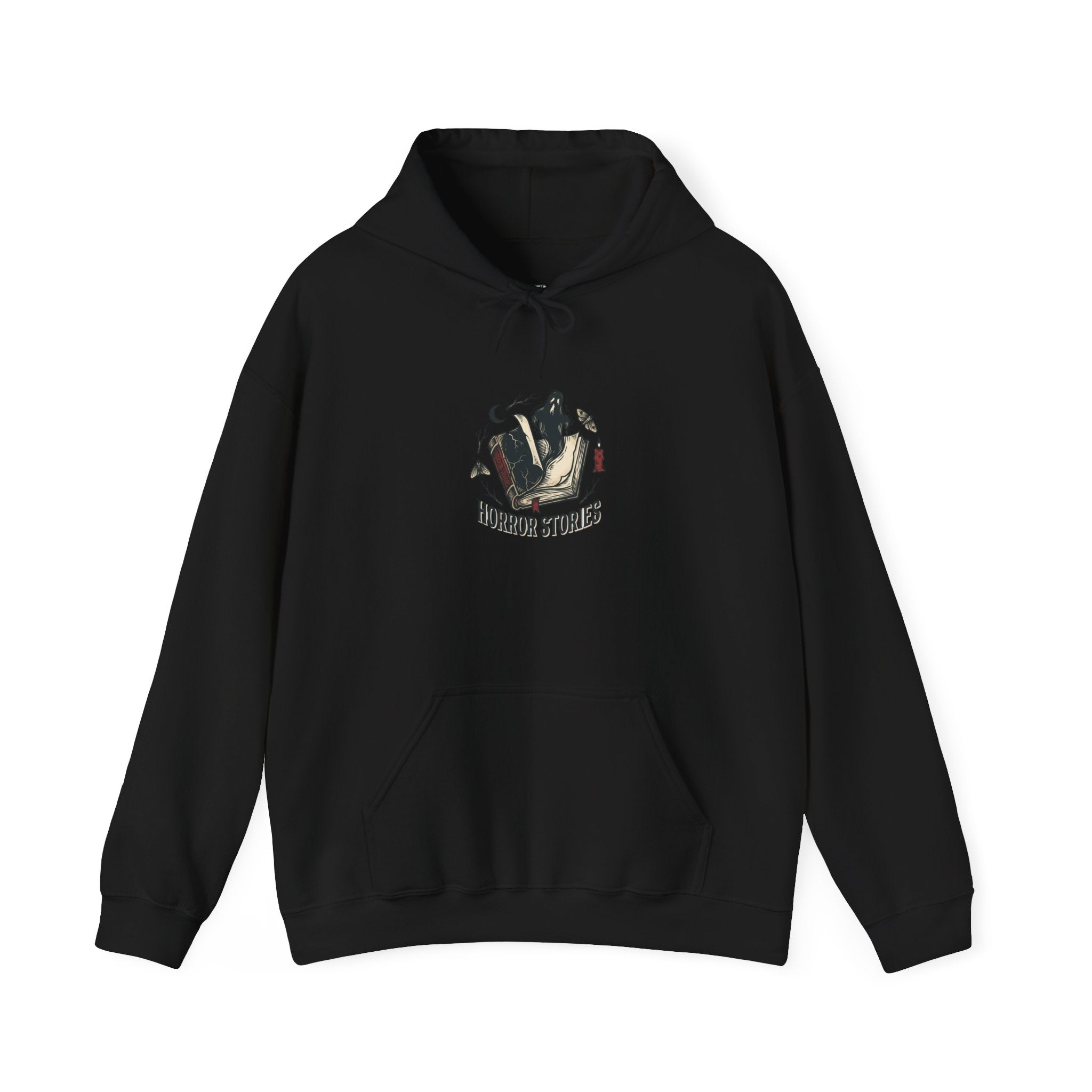Horror Stories Hoodie — Vintage Ghost Story Graphic Pullover