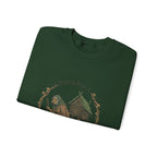 Crewneck Sweatshirt — Baba Yaga Rustic Folk Art Design