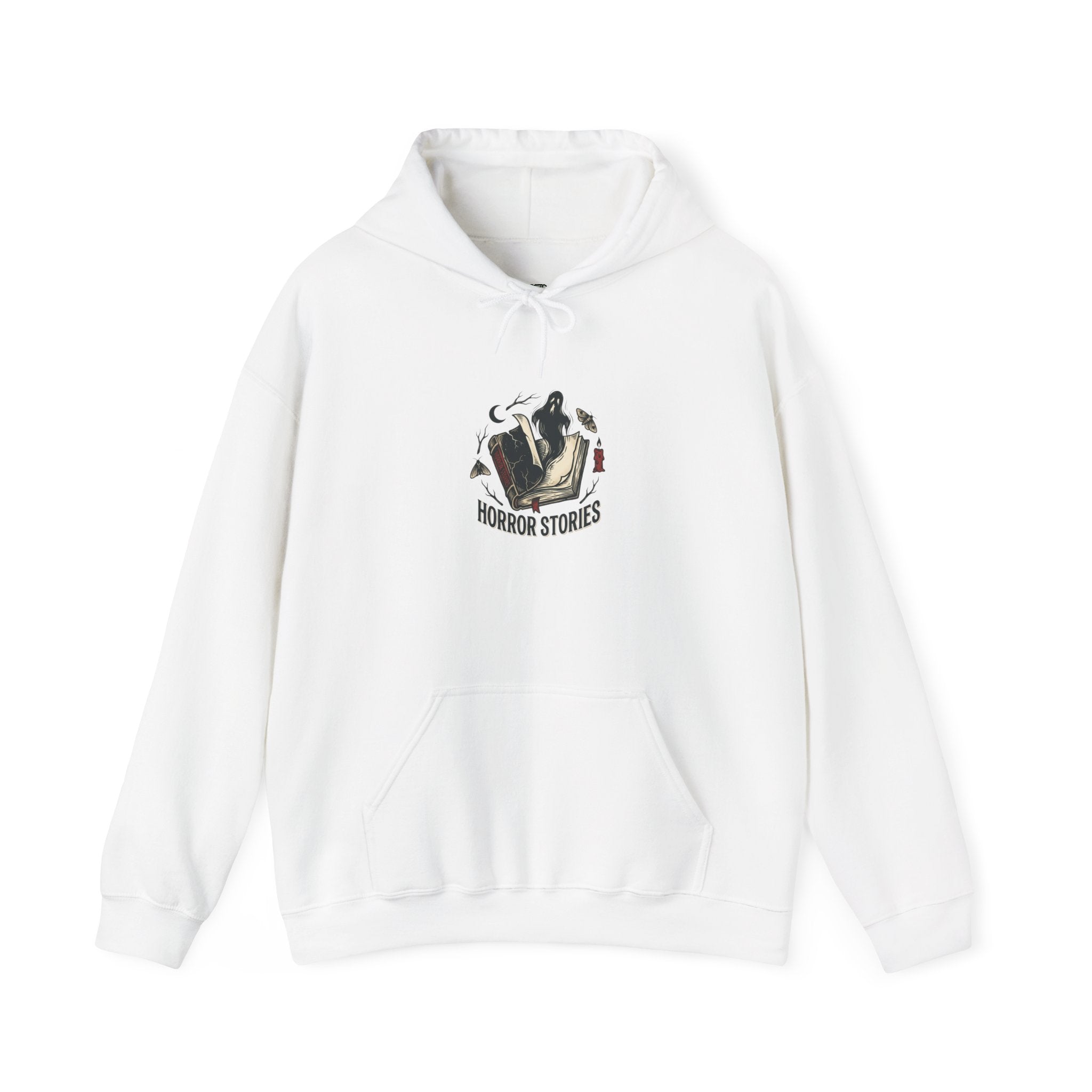 Horror Stories Hoodie — Vintage Ghost Story Graphic Pullover